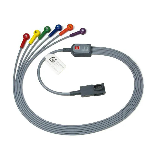 Stryker / Physio-Control LIFEPAK 12/15 ECG Patient 6-wire Pre-Cordial Lead Attachment Cable