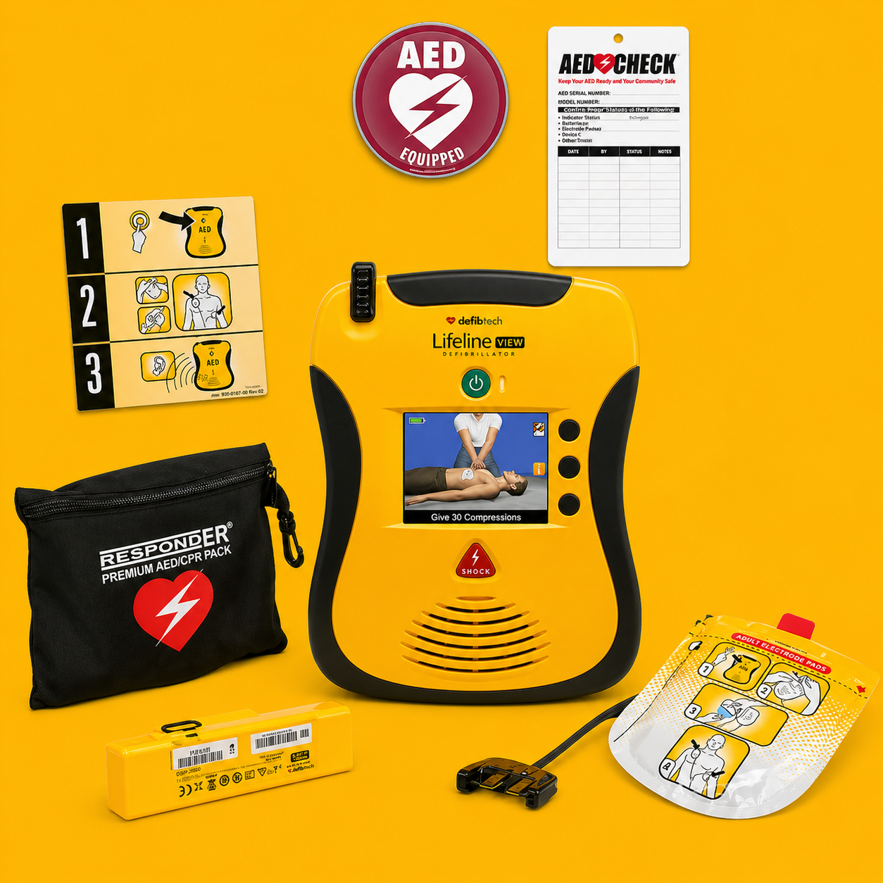 Lifeline VIEW AED DDU-2300 for Sale | Automated External Defibrillator